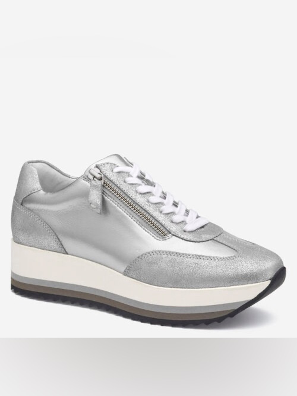 NWT Johnston & Murphy Gracie Side-Zip Sneaker Sz 7 (no original box) - Picture 2 of 9